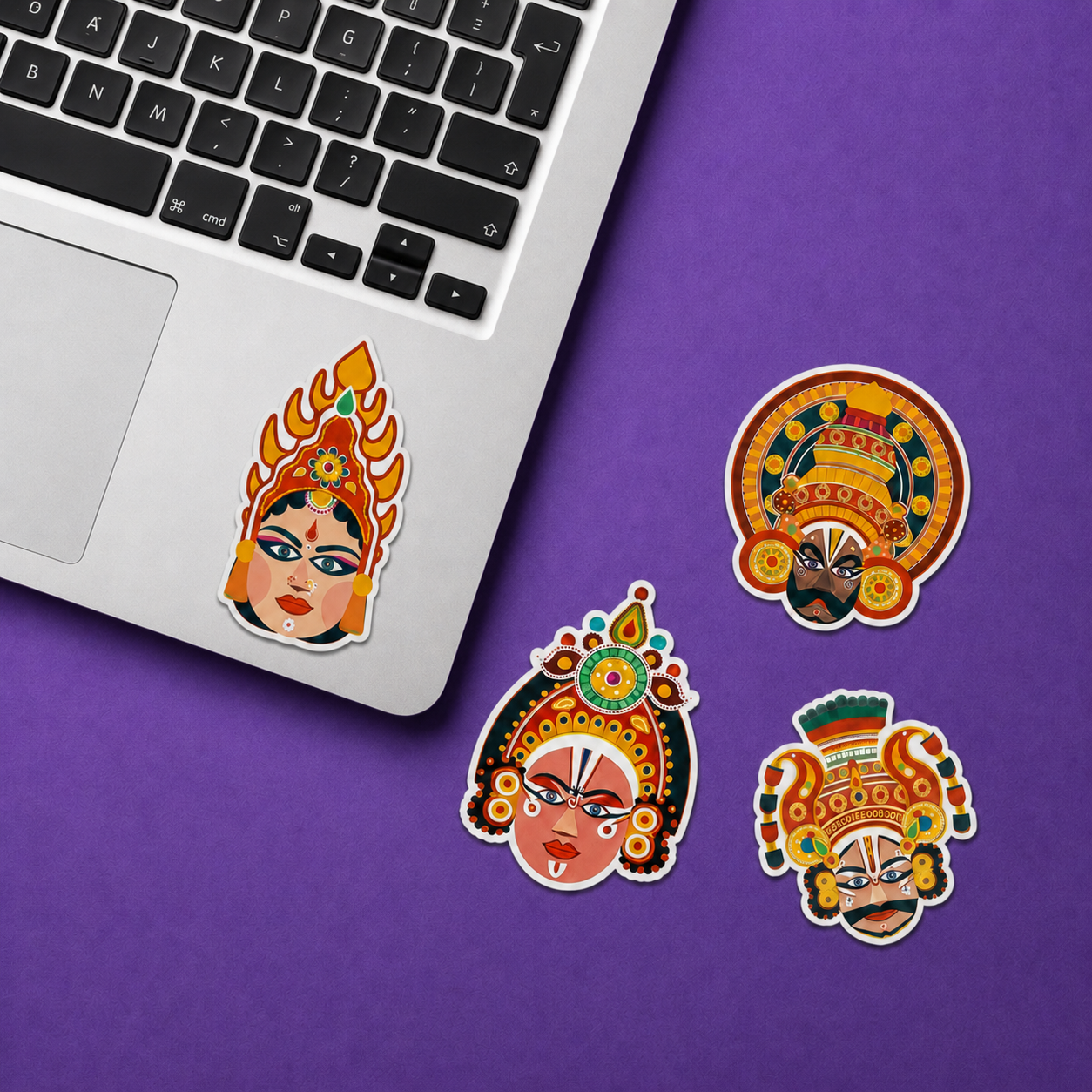Yakshagana x Merchster Stickers (I)