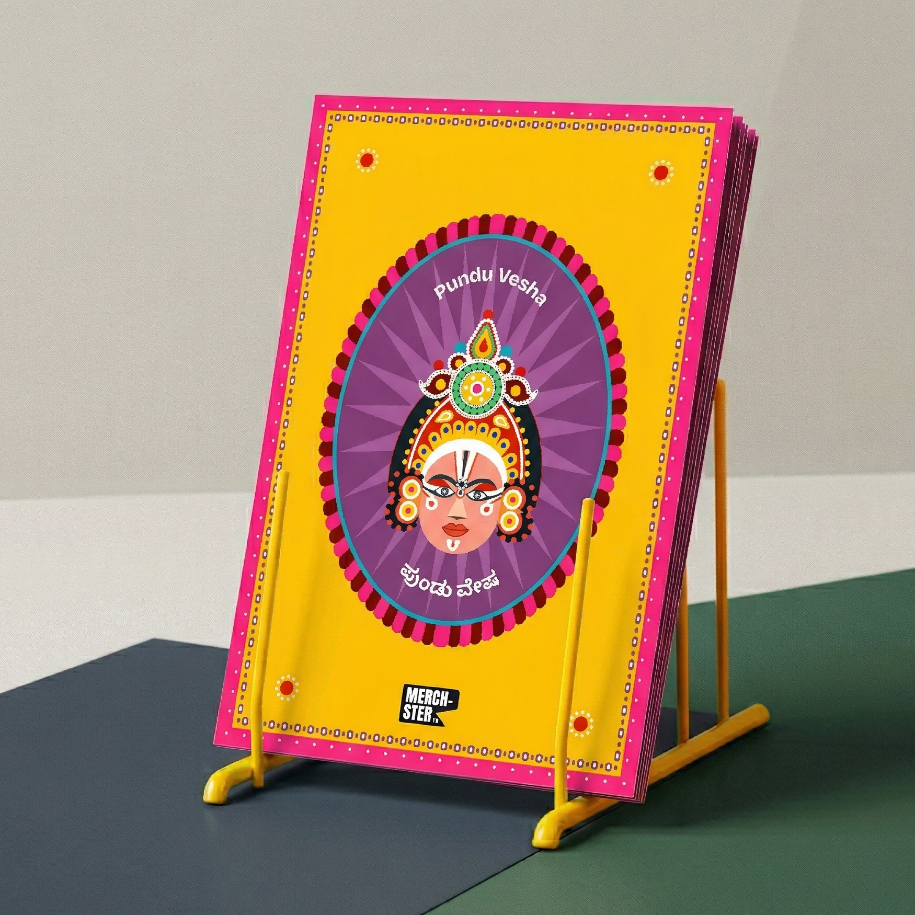 Yakshagana Character Postcard