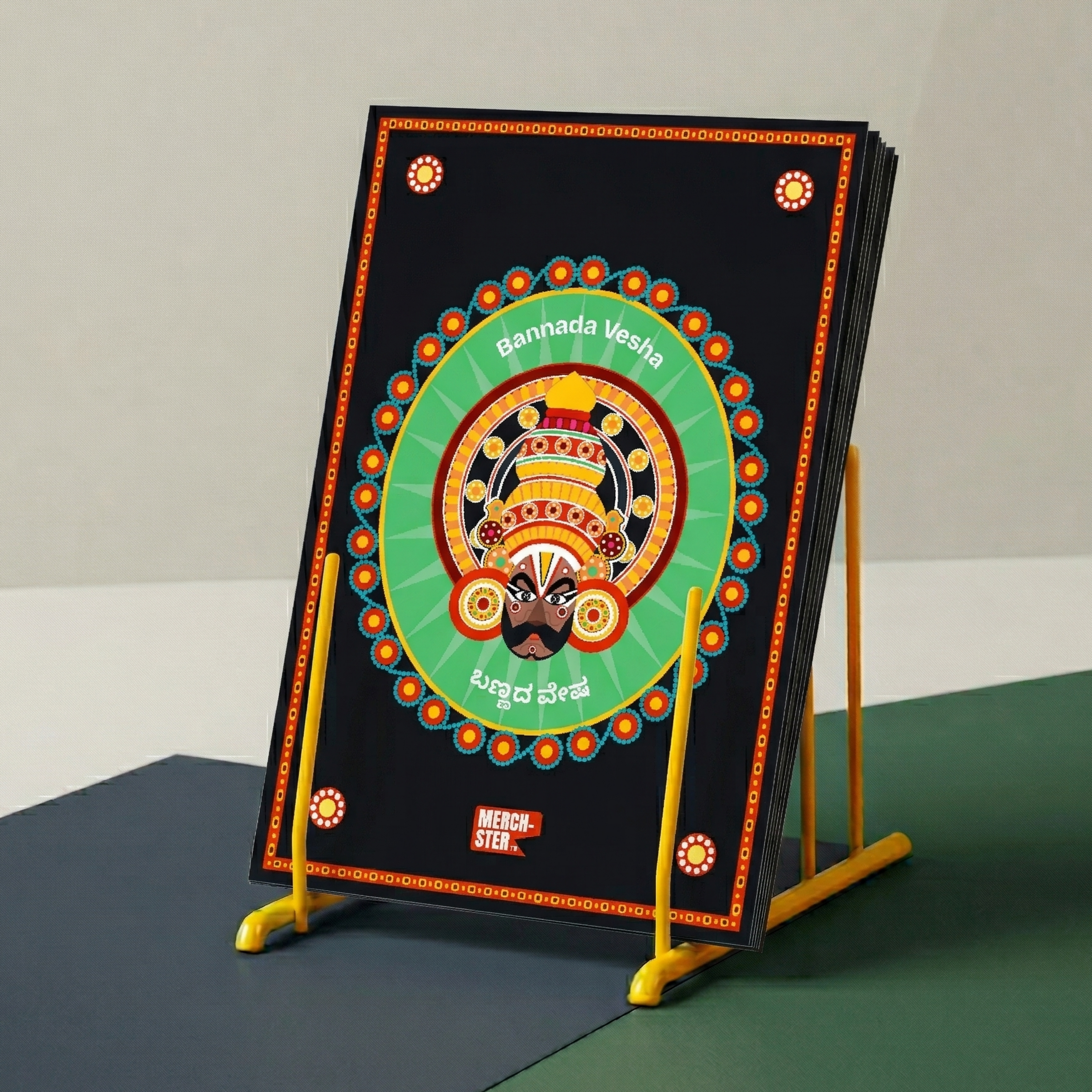 Yakshagana Character Postcard