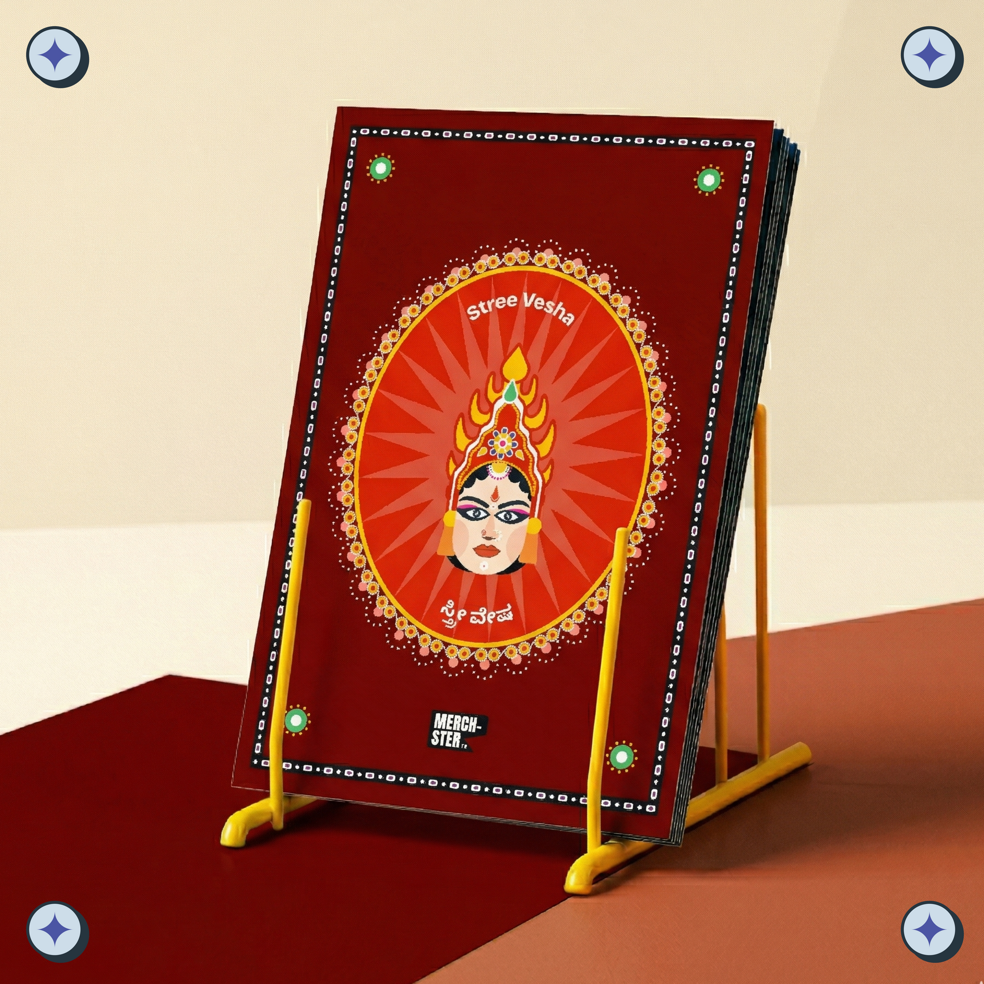 Yakshagana Character Postcard