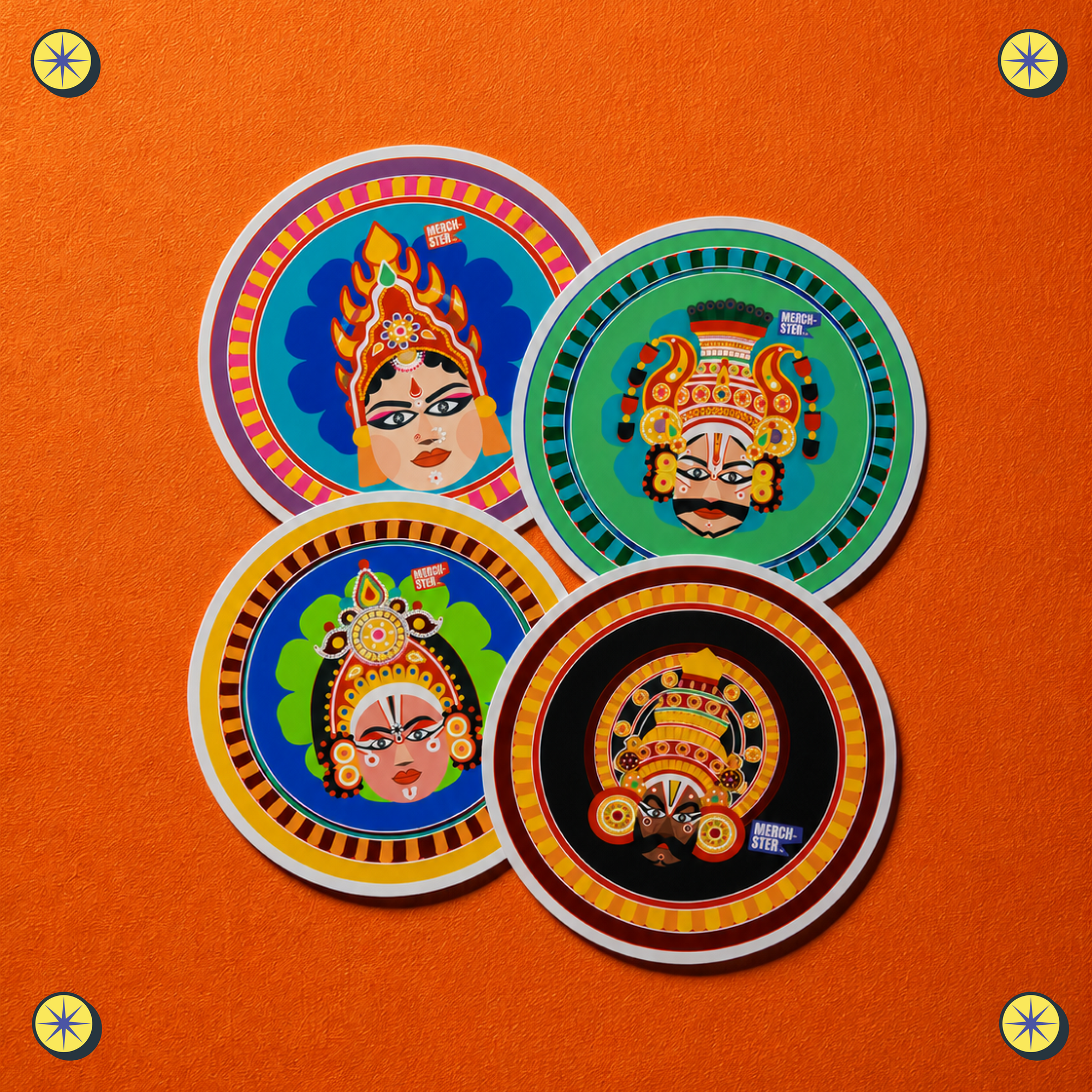Yakshagana x Merchster Stickers (II)